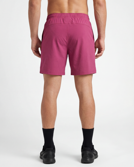 Short de running léger Elite Motion framboise - BRO Apparel, vue 2
