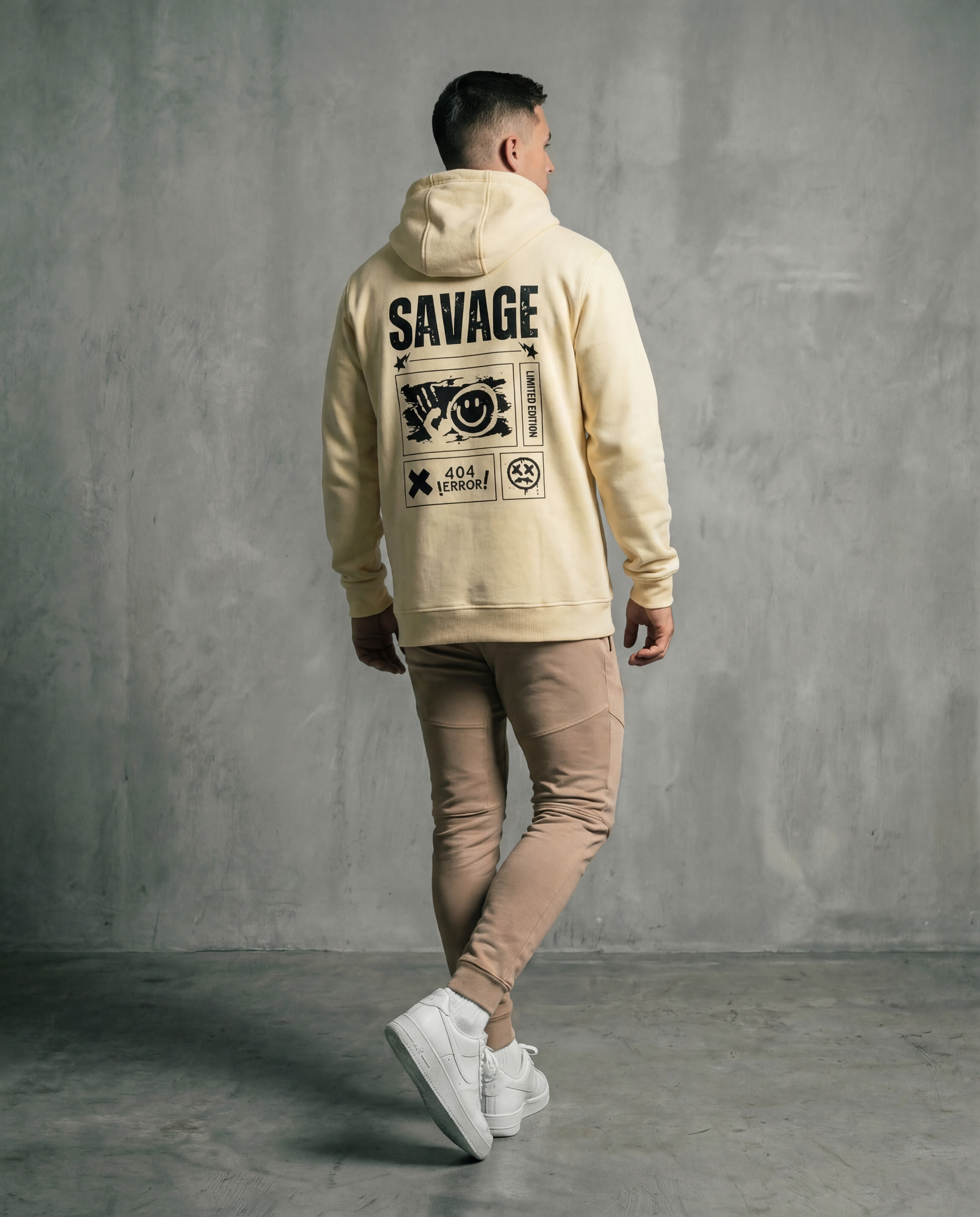 Sweat Capuche Soft Yellow - Heavy