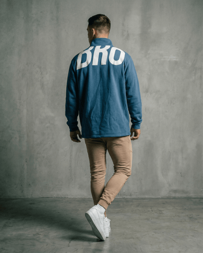 Sweat oversize homme bleu Biggy - BRO Apparel, vue 3
