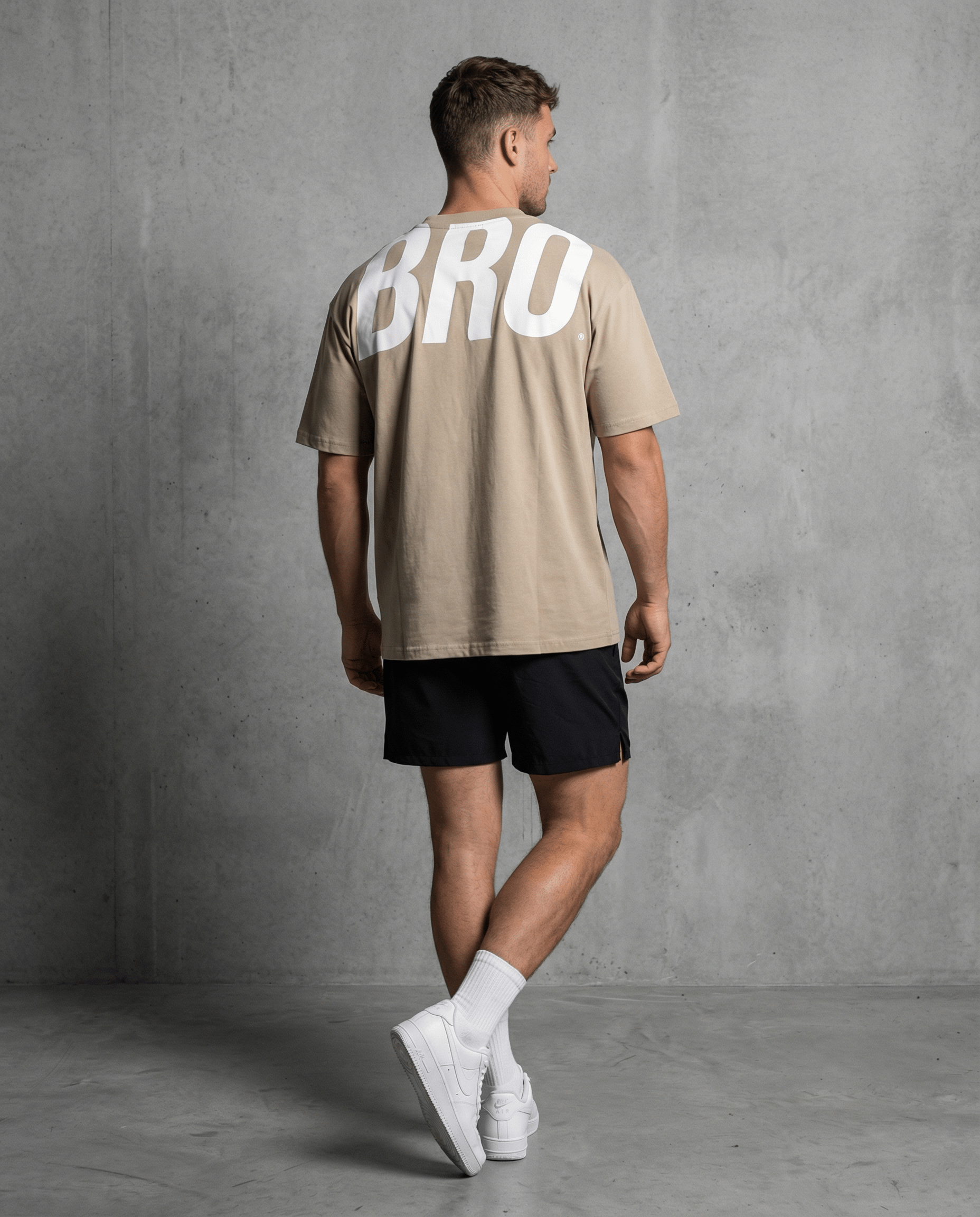 T-shirt Oversize Beige - Impact