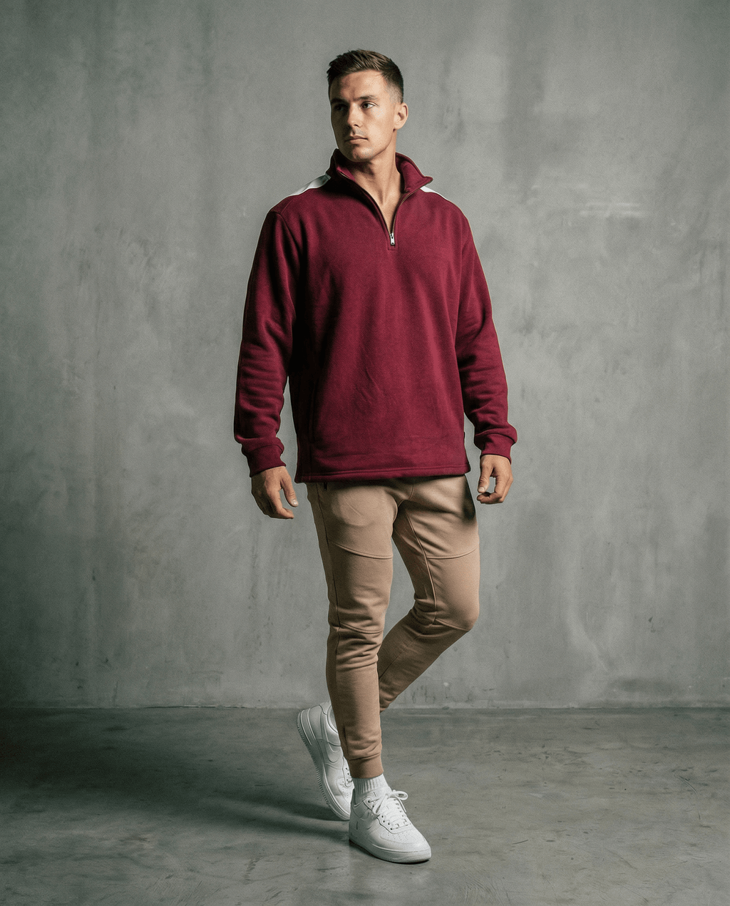 Sweat Oversize Burgundy - Biggy
