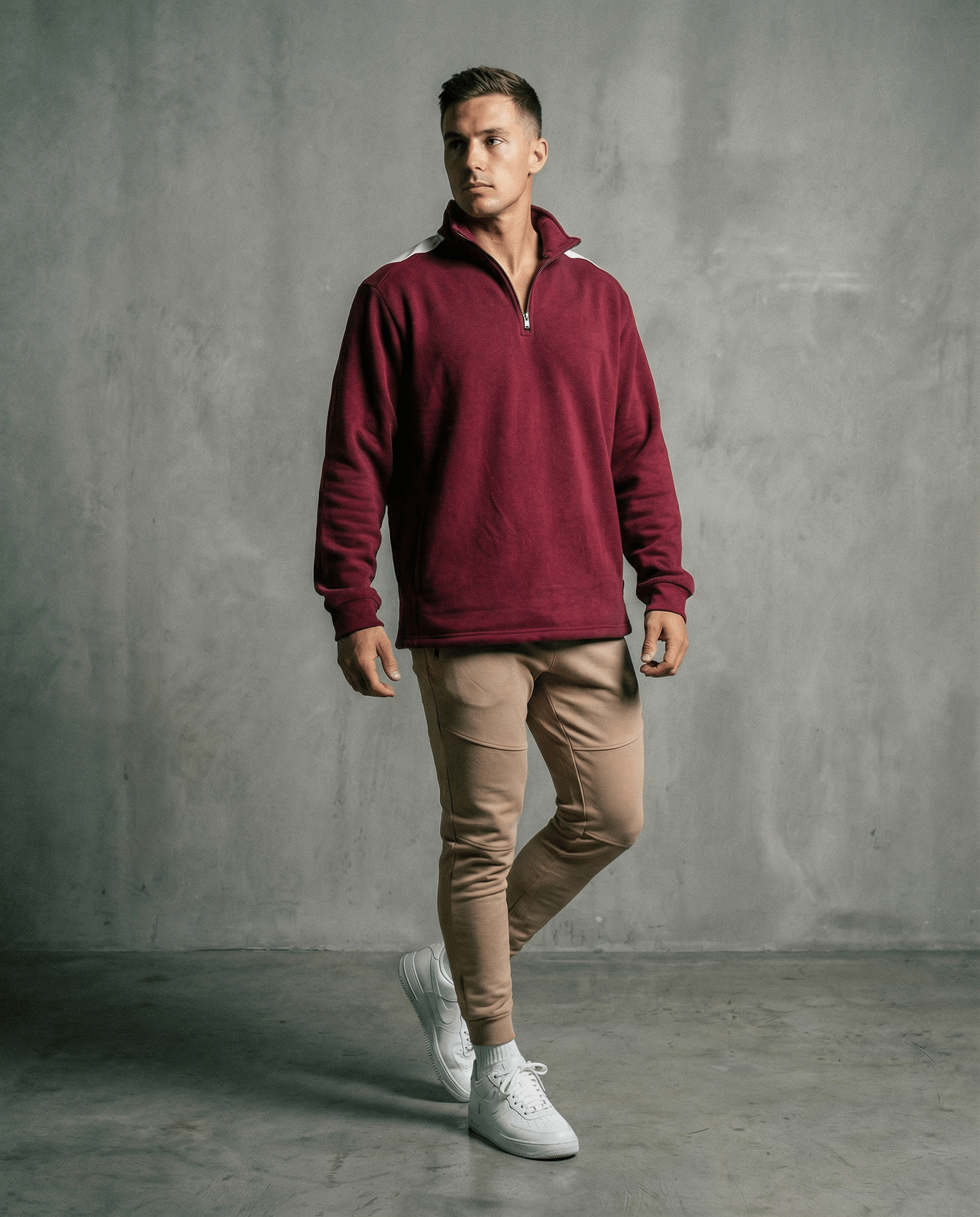 Sweat Oversize Burgundy - Biggy