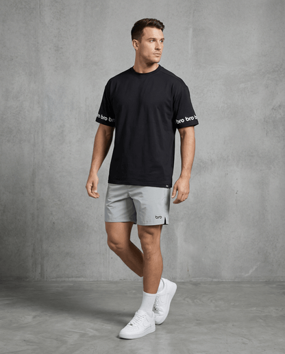 T-shirt de sport oversize homme noir Impact - BRO Apparel, vue 3