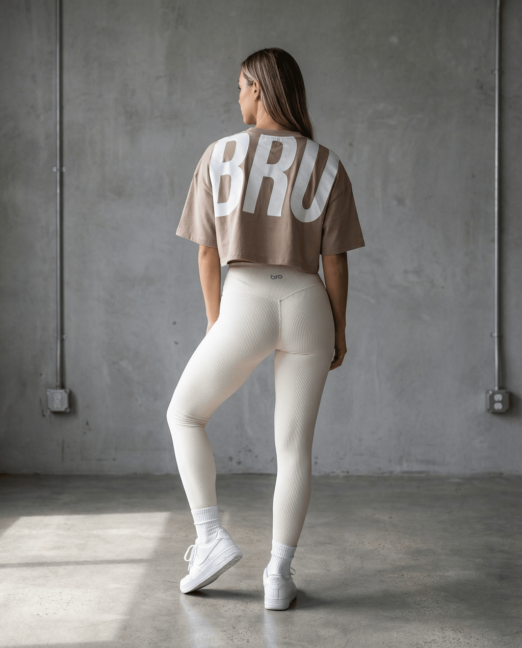 Crop Top Oversize Beige - Impact