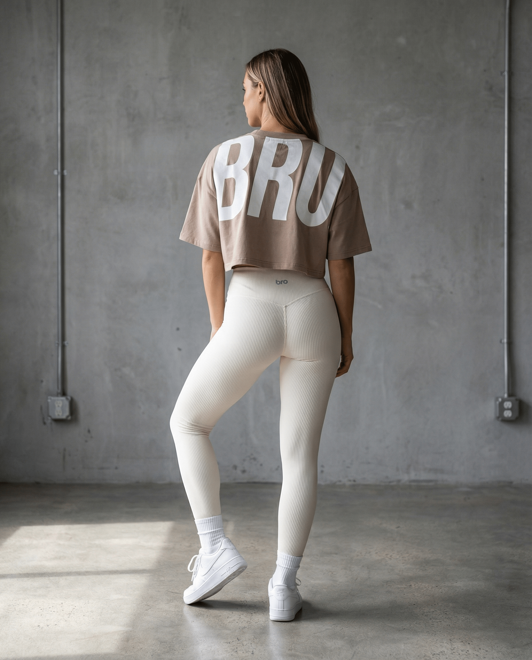 Crop Top Oversize Beige - Impact