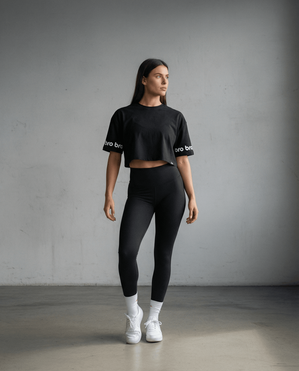 Crop Top Oversize Beige - Impact Classic