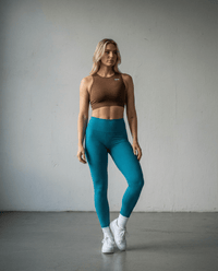 Legging de sport femme bleu canard Wonger - BRO Apparel, vue 4