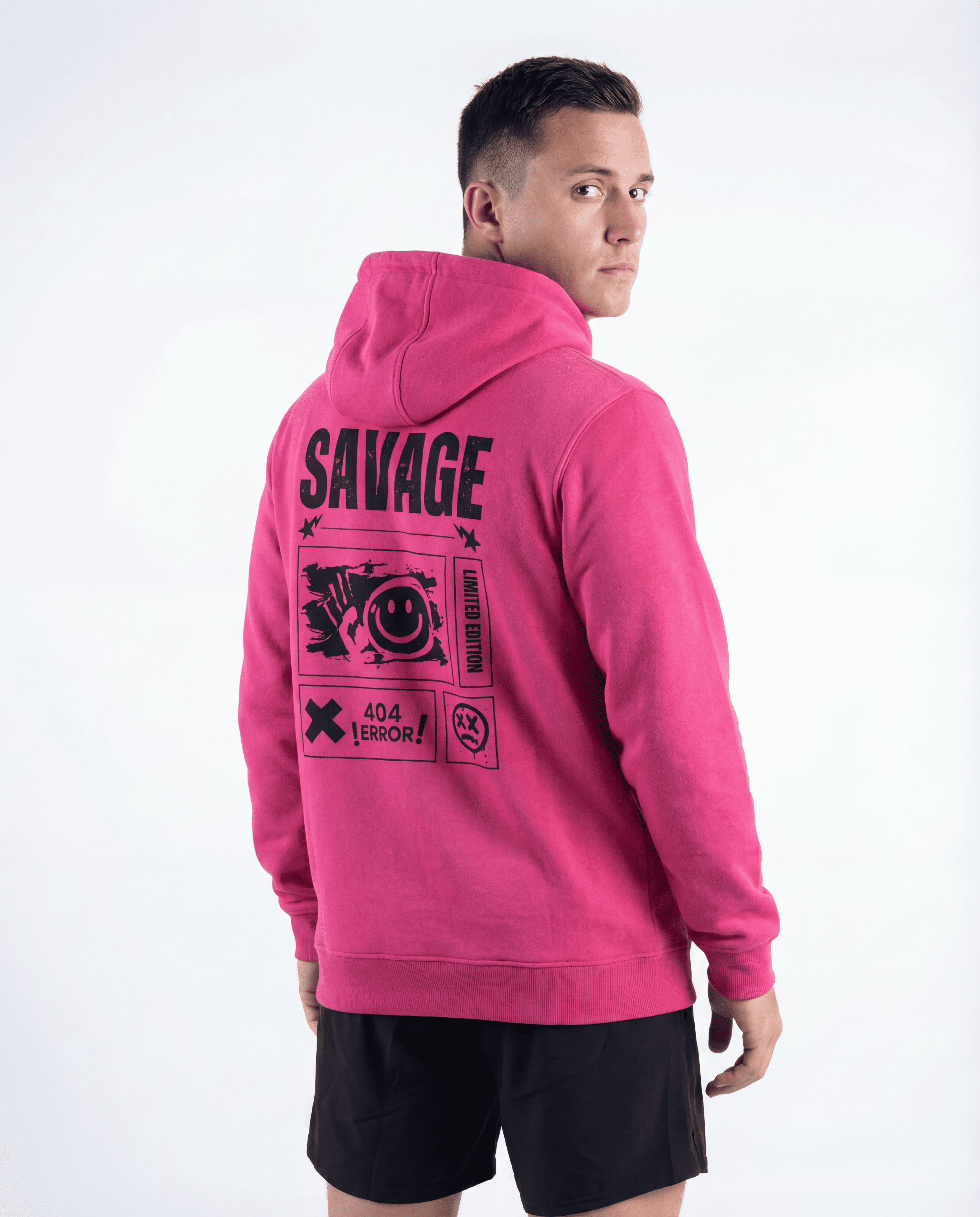 Sweat Capuche Pink - Heavy