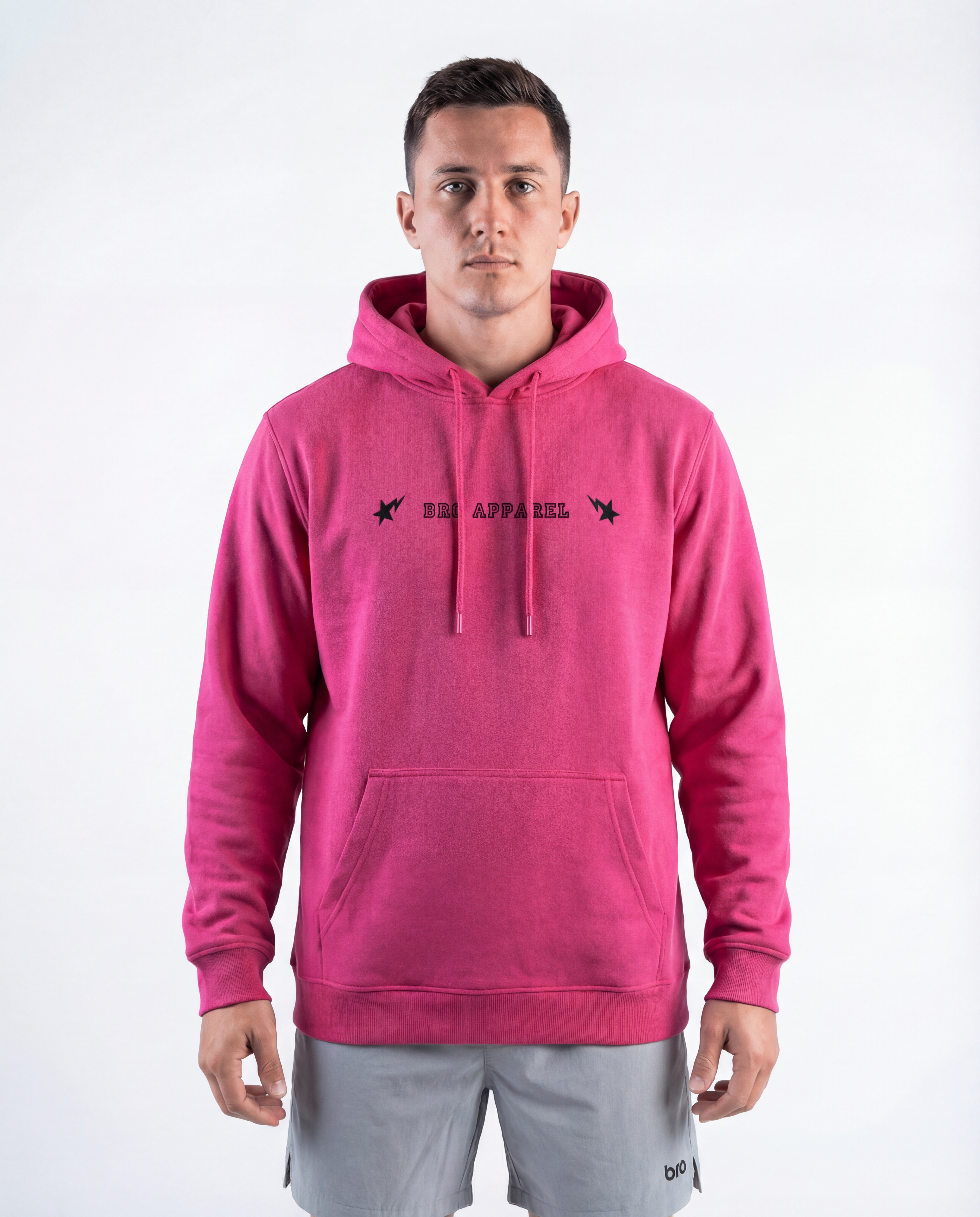 Sweat Capuche Pink - Heavy