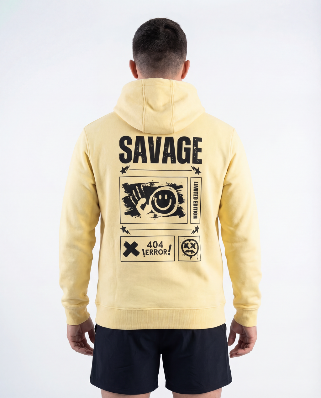 Sweat Capuche Soft Yellow - Heavy