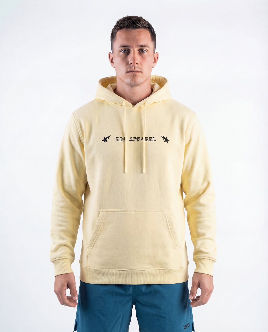 Sweat Capuche Soft Yellow - Heavy