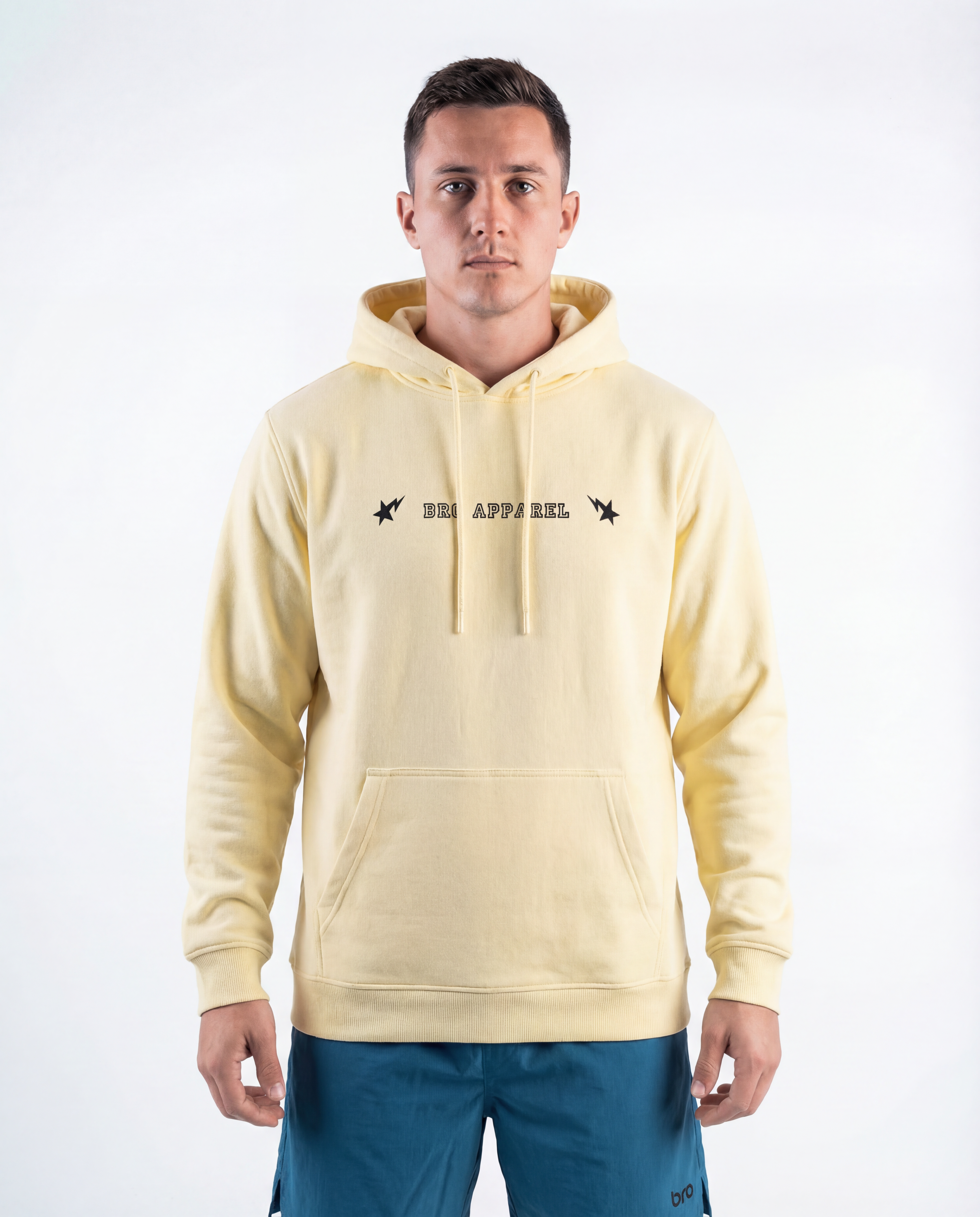 Sweat Capuche Soft Yellow - Heavy