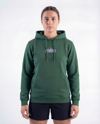 Sweat à capuche vert forêt Heavy unisexe - BRO Apparel, vue 4