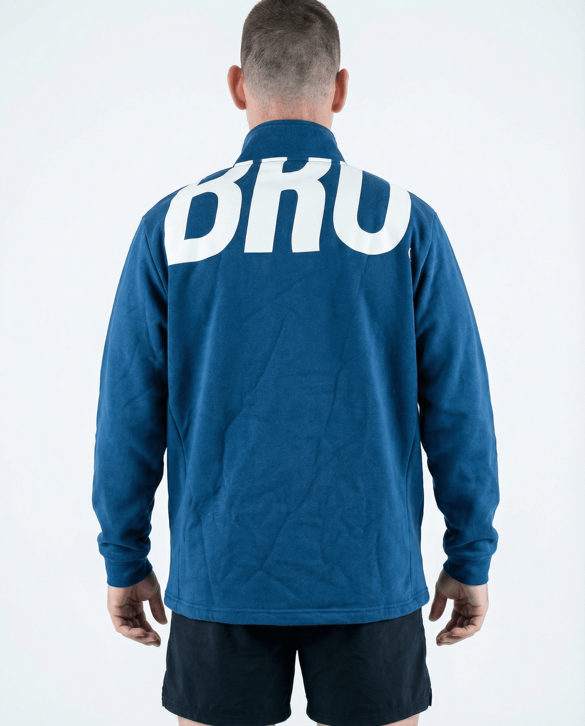Sweat oversize homme bleu Biggy - BRO Apparel, vue 2