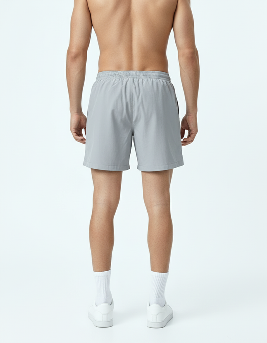 Short de sport homme gris clair Impact - BRO Apparel, vue 2