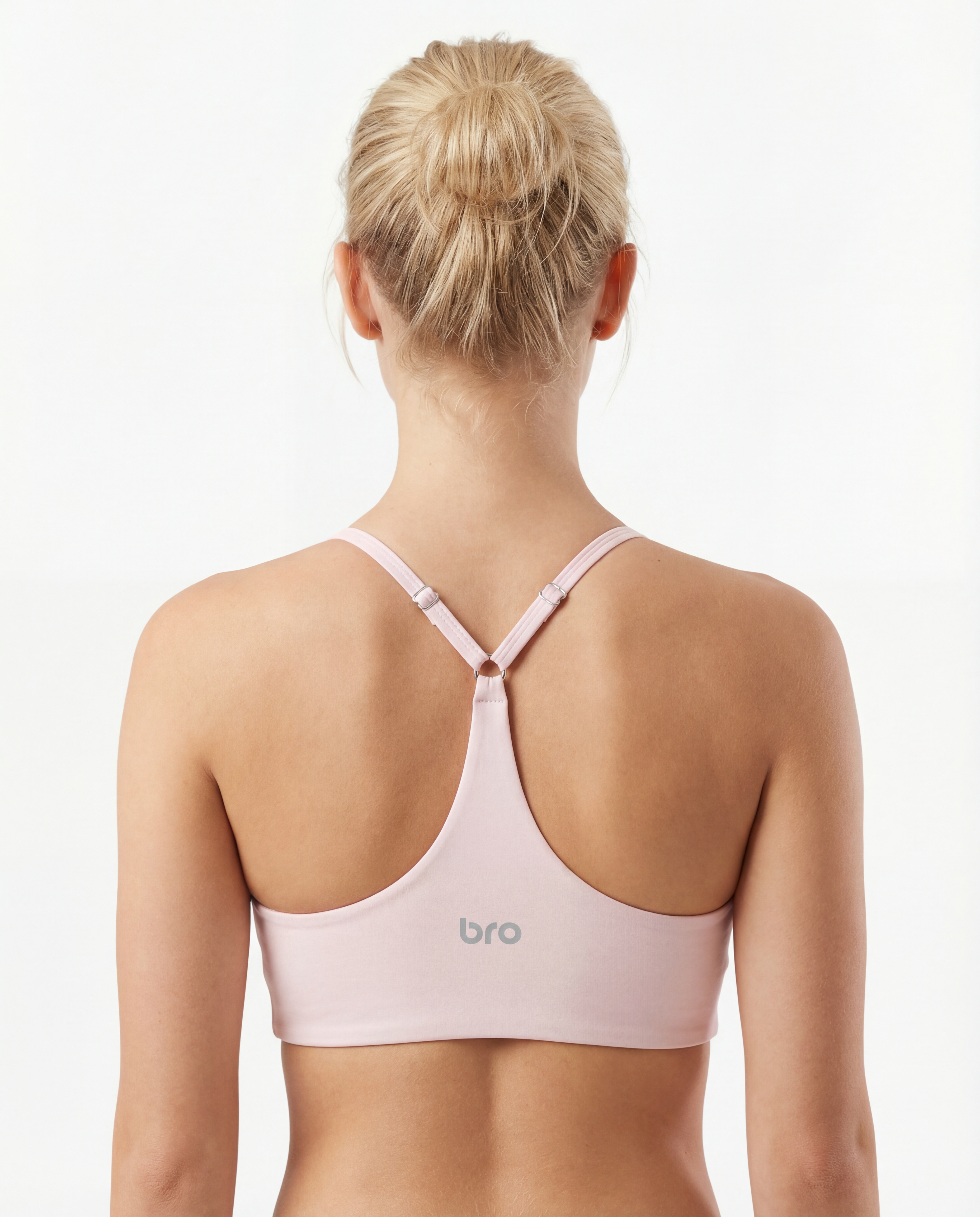 Essential Cross Bra – Maintien Moyen - Rose Poudré