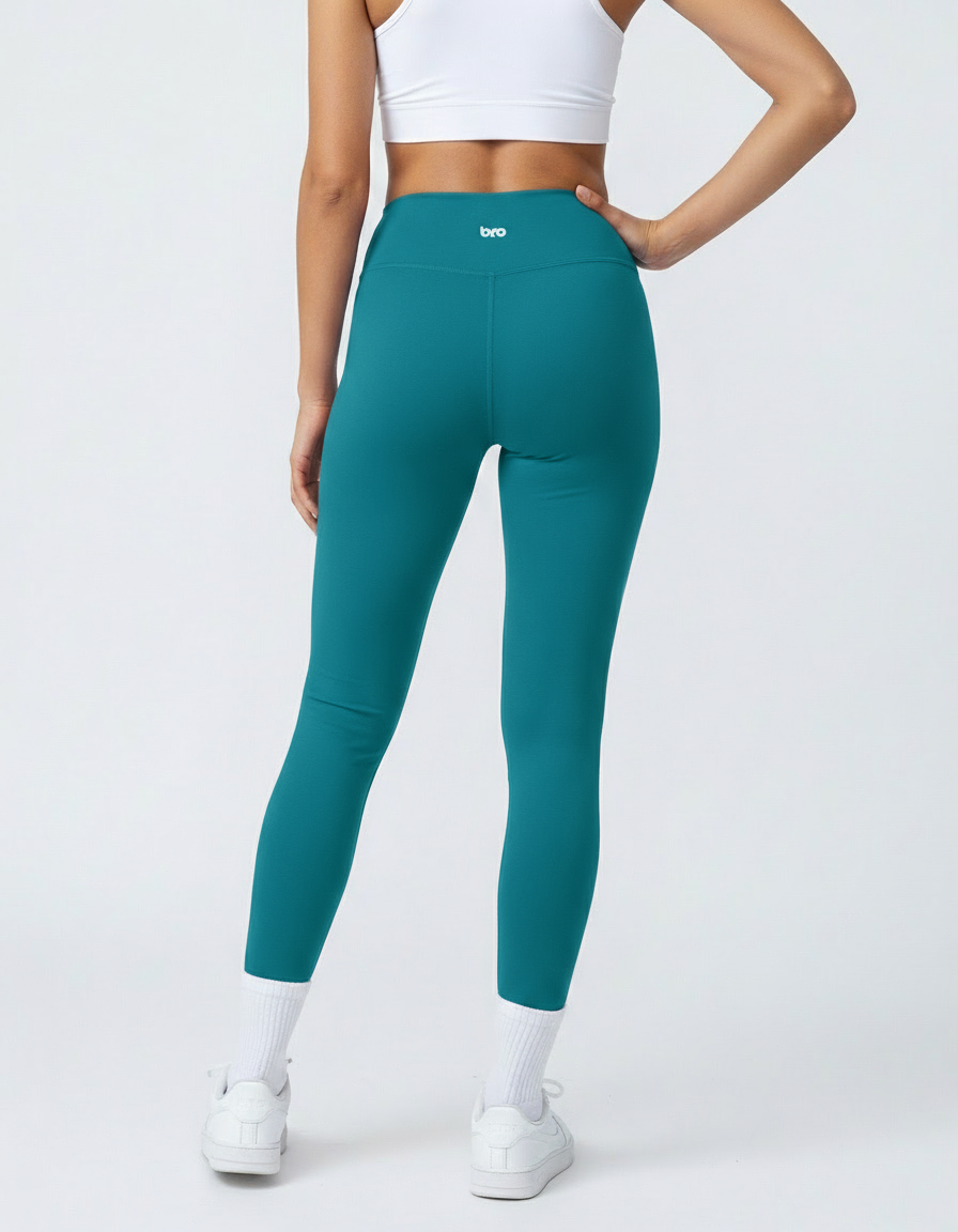 Legging de sport femme bleu canard Wonger - BRO Apparel