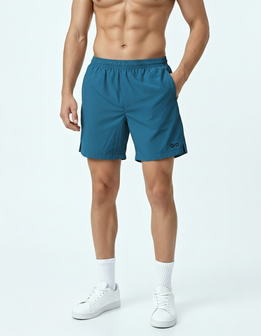 Short de sport homme bleu Impact - BRO Apparel