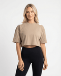 Crop Top Oversize Beige - Impact