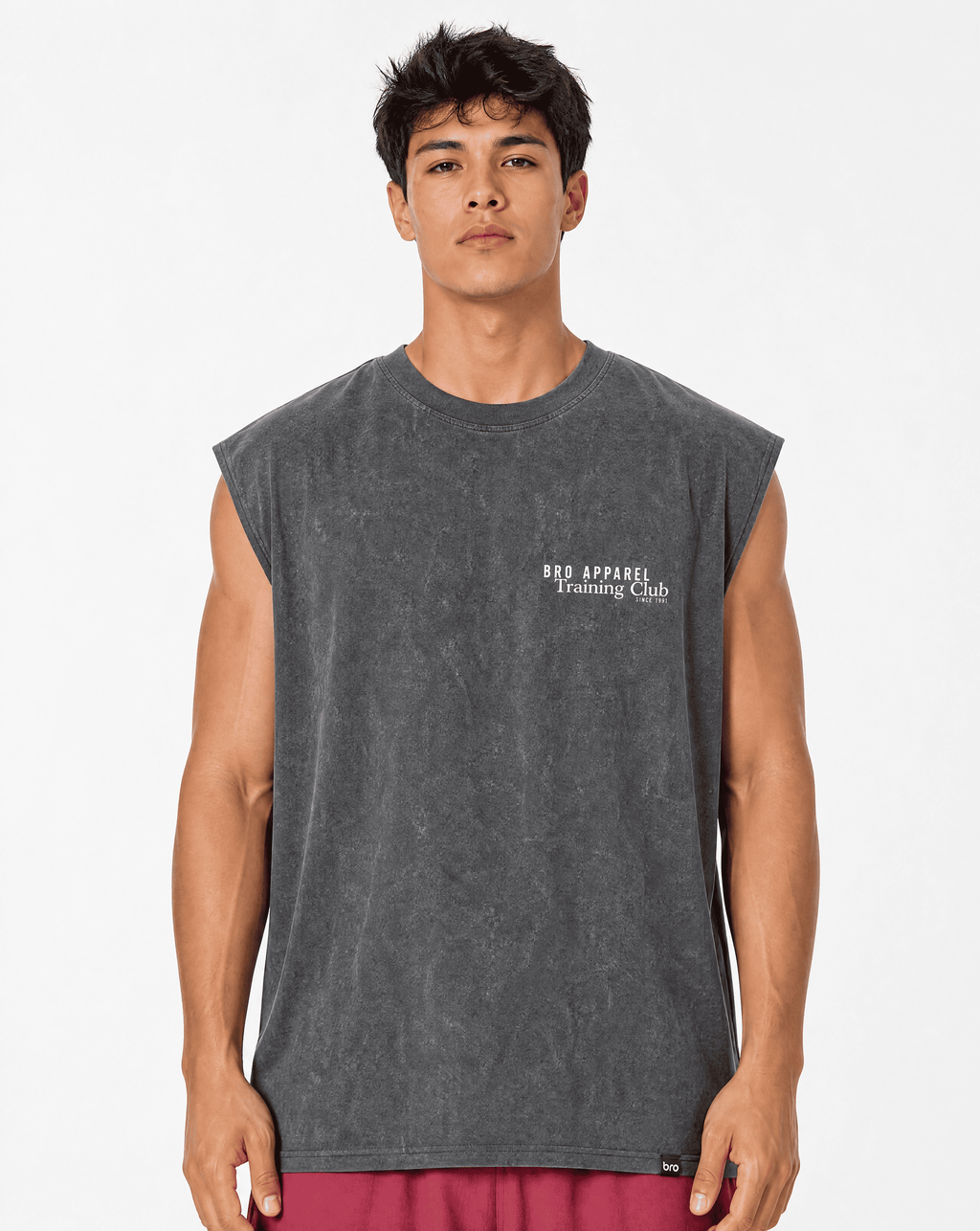 Débardeur Training Club – Black Acid Wash BRO