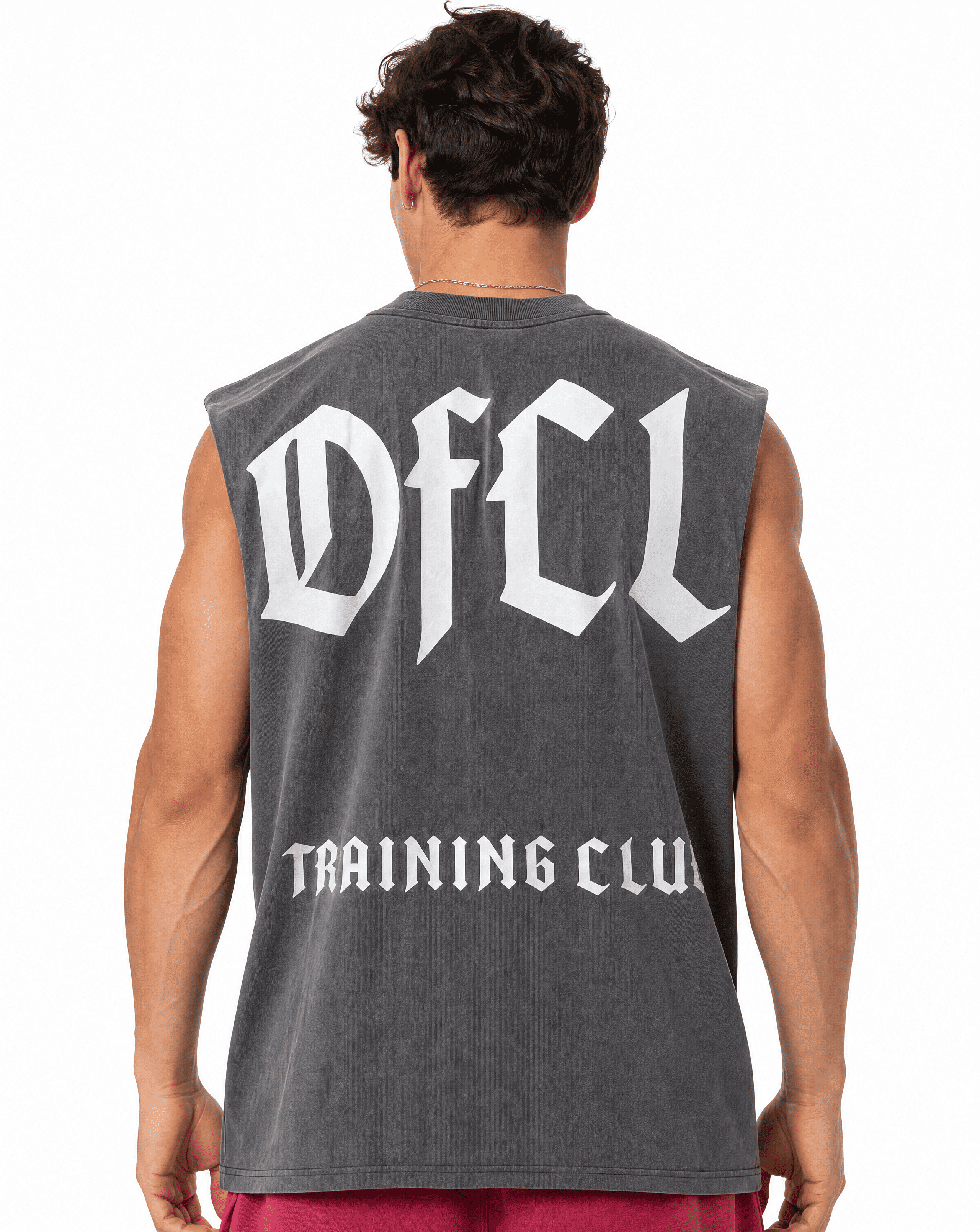 Débardeur Training Club – Black Acid Wash BRO